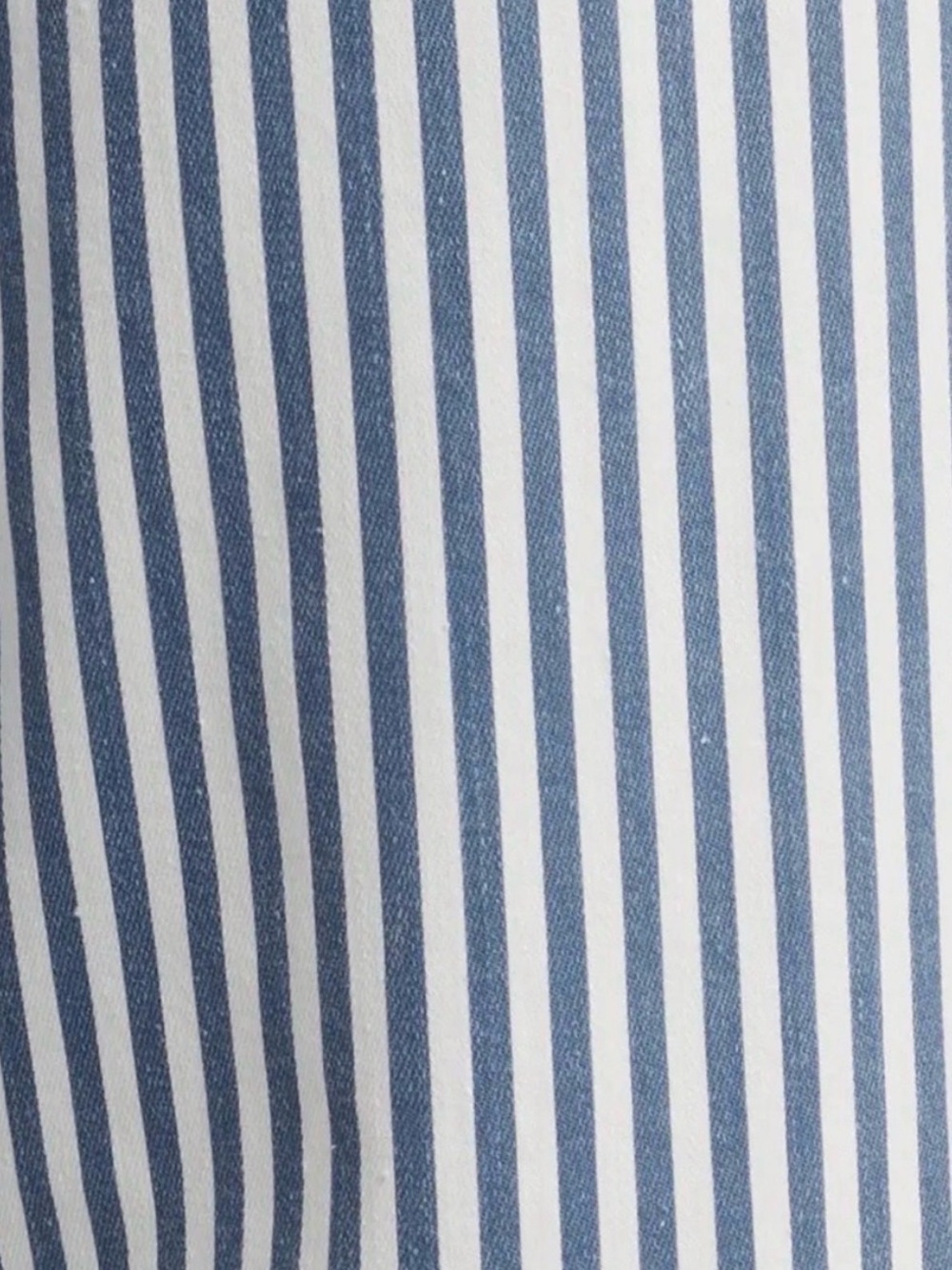 Frame Denim Blue and White Vertical-Stripe Wide-Leg Pants - Picture 4 of 8